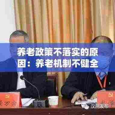 养老政策不落实的原因:养老机制不健全的后果