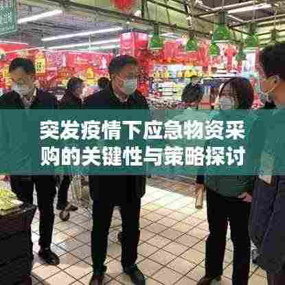 突发疫情下应急物资采购的关键性与策略探讨