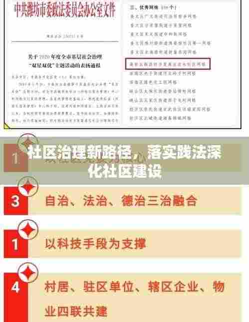 社区治理新路径，落实践法深化社区建设