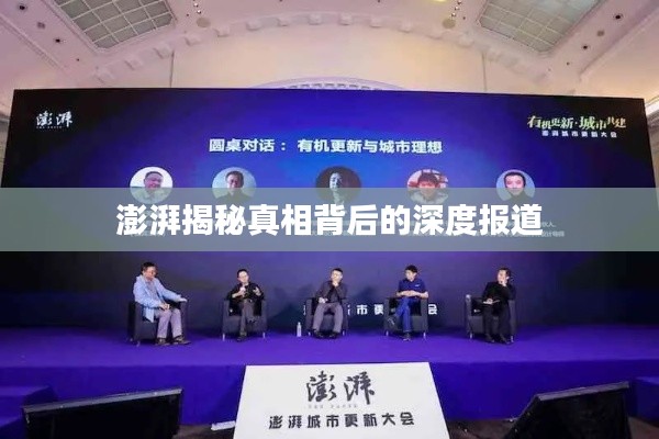 澎湃揭秘真相背后的深度报道