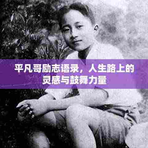 平凡哥励志语录,人生路上的灵感与鼓舞力量