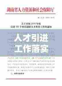人才引进工作落实报告:人才引进工作思路