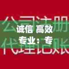 诚信 高效 专业:专业 诚信 可靠 安全