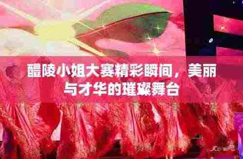 醴陵小姐大赛精彩瞬间，美丽与才华的璀璨舞台