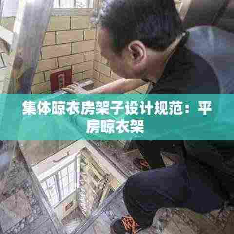 集体晾衣房架子设计规范：平房晾衣架 