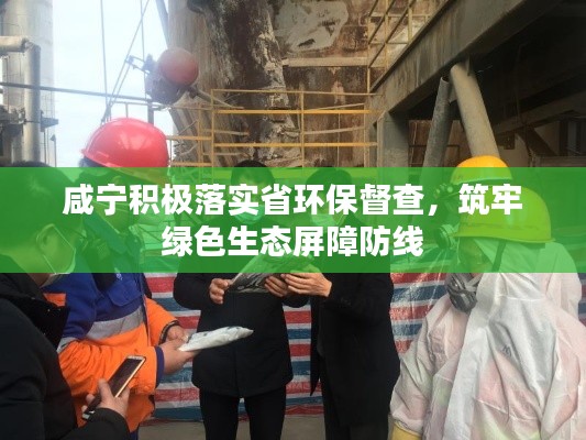 咸宁积极落实省环保督查，筑牢绿色生态屏障防线