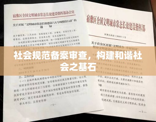 社会规范备案审查，构建和谐社会之基石