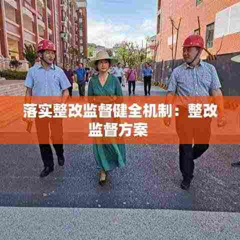落实整改监督健全机制:整改监督方案