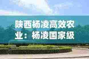陕西杨凌高效农业:杨凌国家级农业高新技术示范区