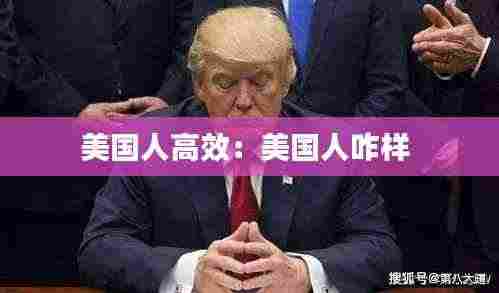 美国人高效:美国人咋样