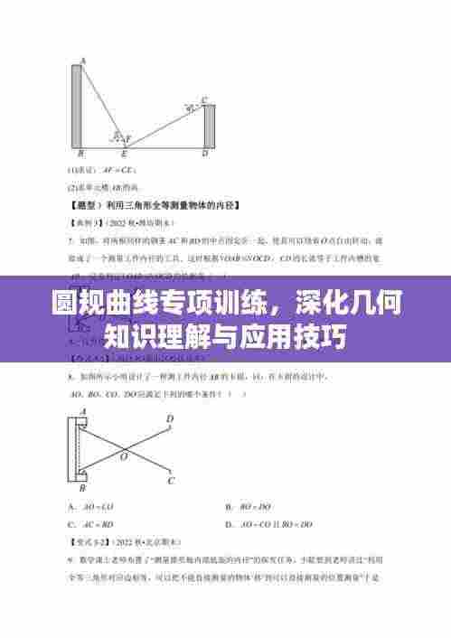 圆规曲线专项训练,深化几何知识理解与应用技巧