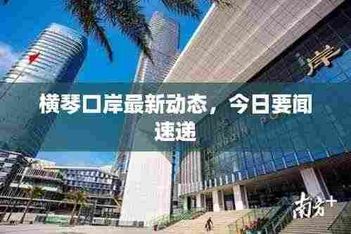 横琴口岸最新动态,今日要闻速递
