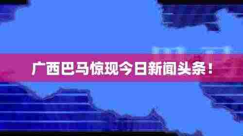 广西巴马惊现今日新闻头条!